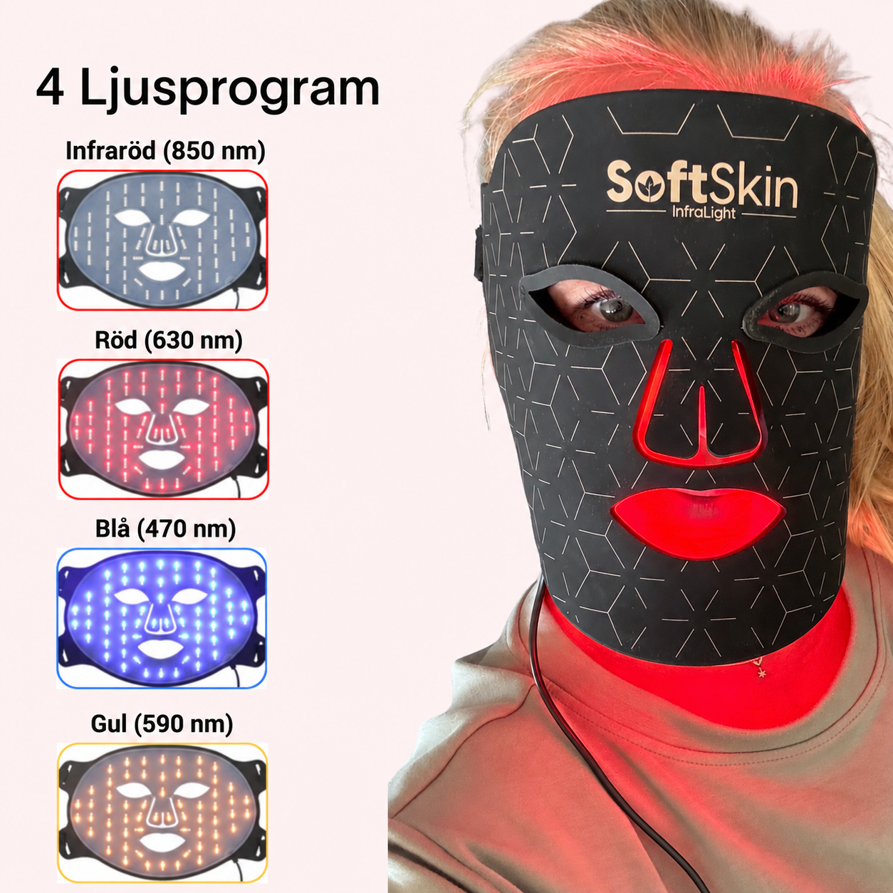 SoftSkin InfraLight® LED-mask