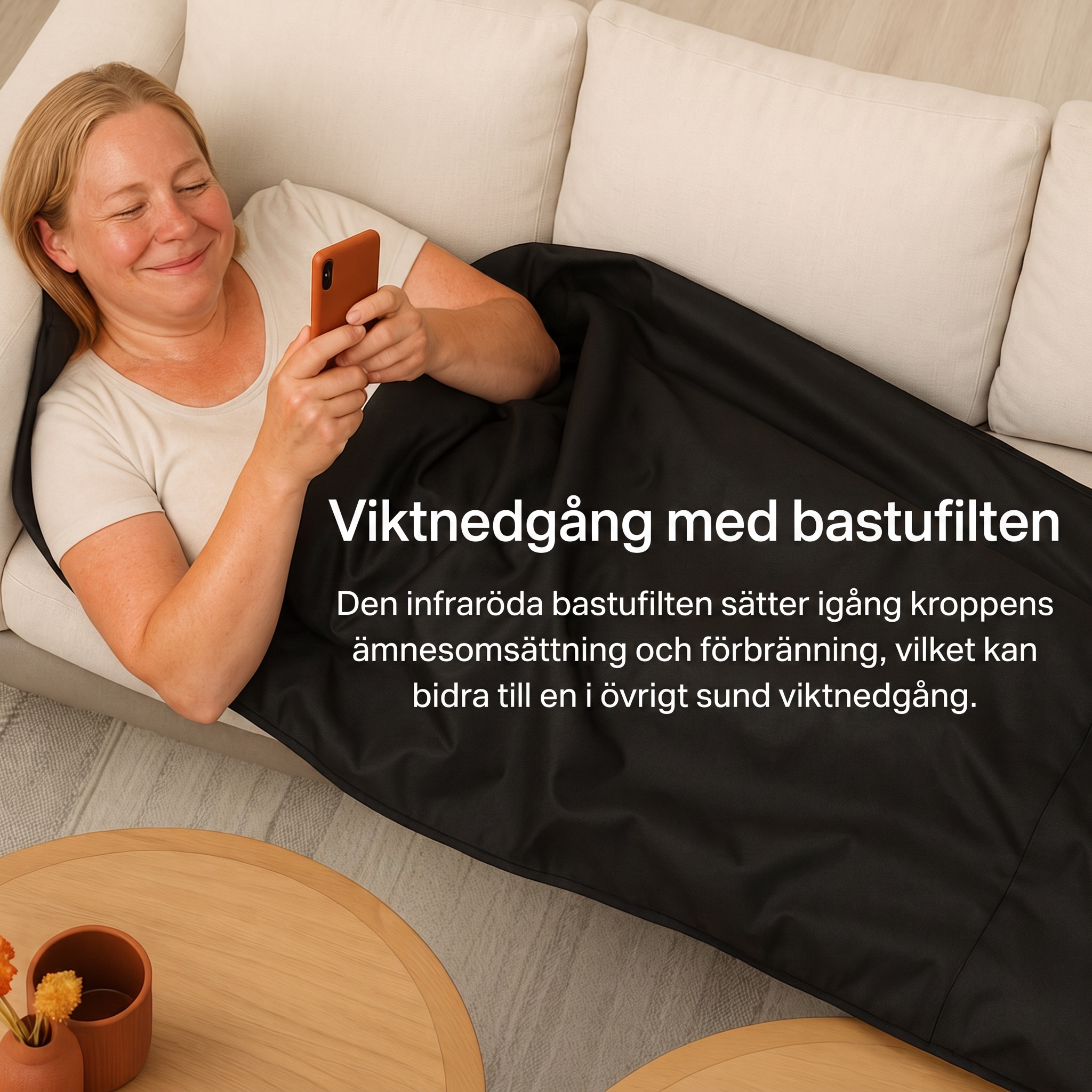 Infrarött Bastutäcke
