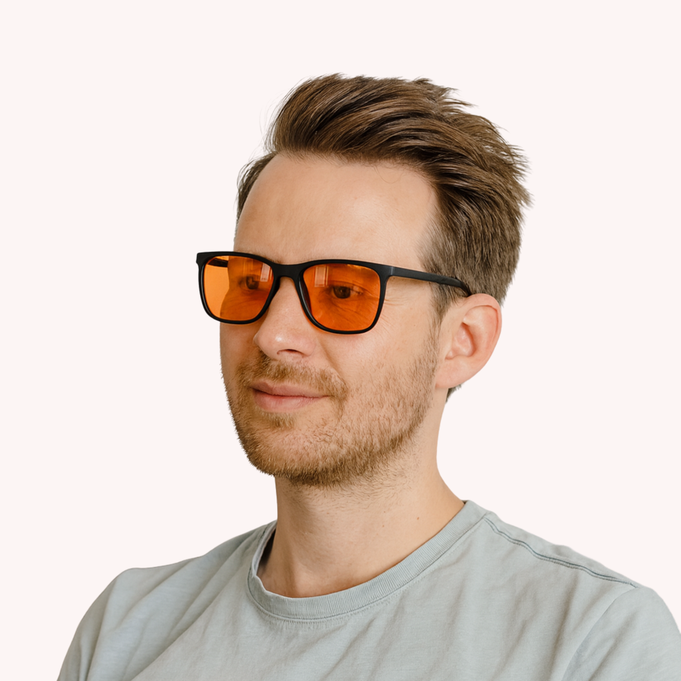 Ljusro™ Blåljusglasögon för bättre sömn – orange/svart