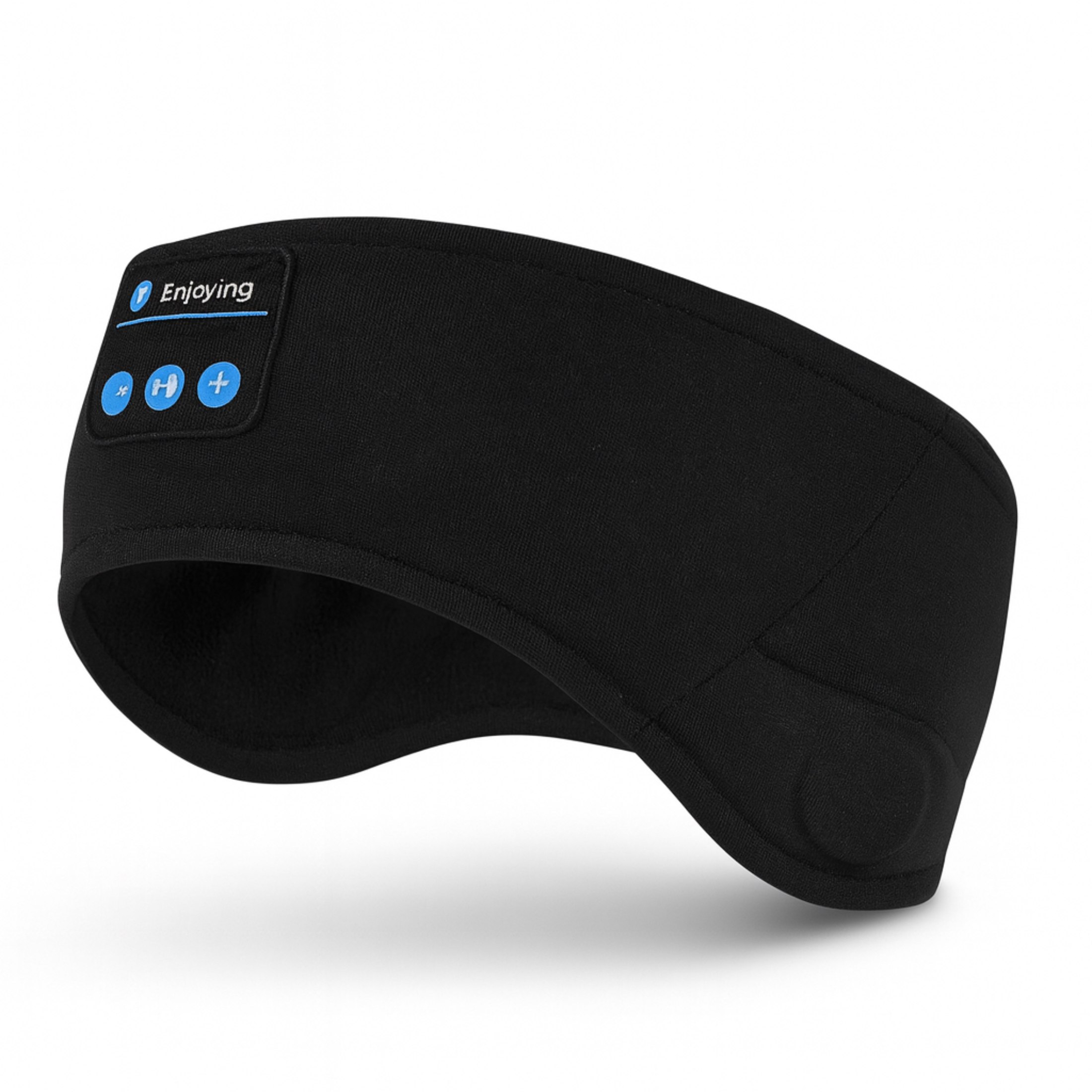 Ljusro™ Sömn-Pannband med Bluetooth – Svart
